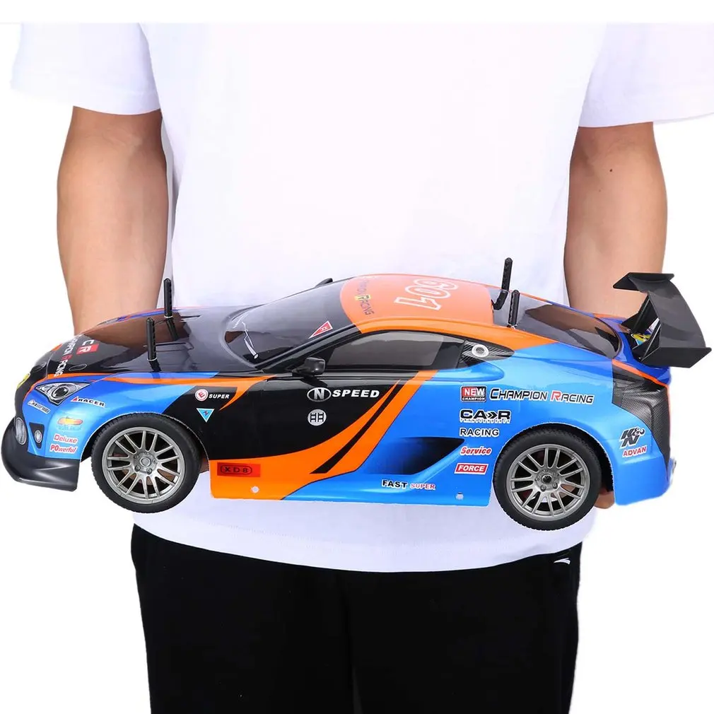 1/10 1400mAh 2,4G RC гоночный автомобиль Модель Игрушки 1:10 25 км/ч плоский спортивный Дрифт автомобиль автомобили игрушка для детей подарок 2 Батареи ЕС вилка