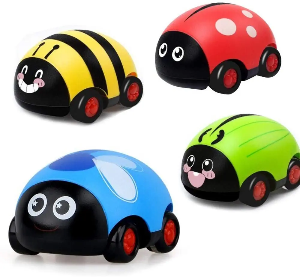 

Toys Car for Kids, Push & Go Toddler Insect Toy Cars, Birthday Gifts, Baby Party Favors, Pull Back and Go Car Toy