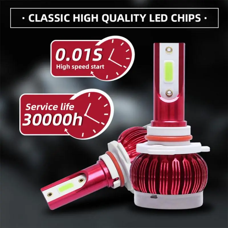 Headlights LED Bulbs Car Headlights Fog Lights 8000k Lights Ice Blue