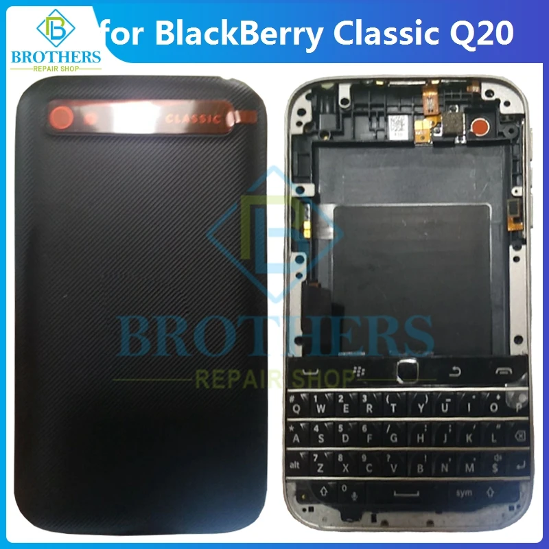 Полный комплект для BlackBerry Classic Q20 задняя крышка корпус батарейного отсека +