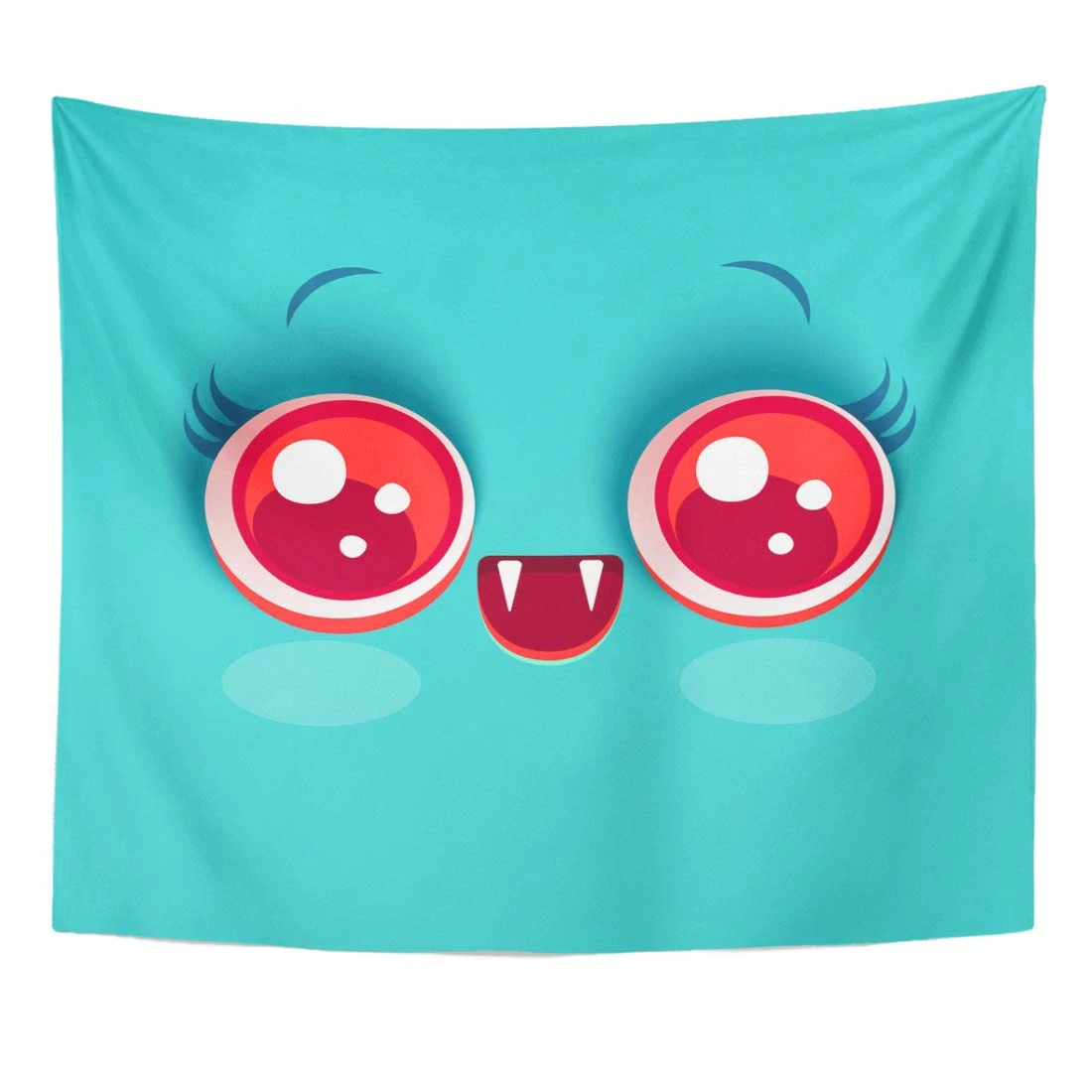 アニメエイリアンかわいい顔のドラキュラ吸血鬼ハロウィンかわいい赤目衣装動物バットタペストリー家の装飾壁ぶら下げ Tapestry Aliexpress