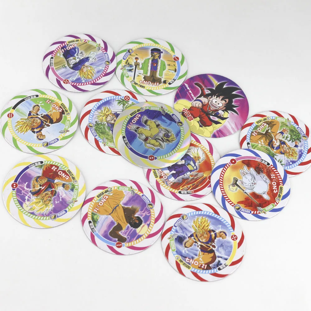 Takara Tomy Pokemon Card12pcs/набор сияющих игрушек для детей, коллекция игрушек Dragon Ball Z Ultman Kaiju Goku Bling Flash