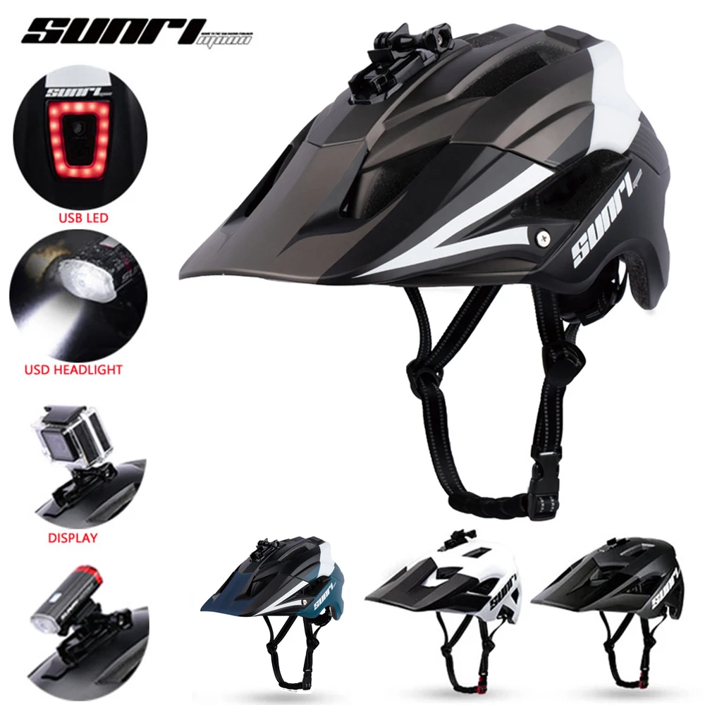 SUNRIMOON Ultralight Road Mountain Cross-country Bicycle Helmet Casco Mtb casco de ciclismo.casco bicicleta Bike Riding | Спорт и