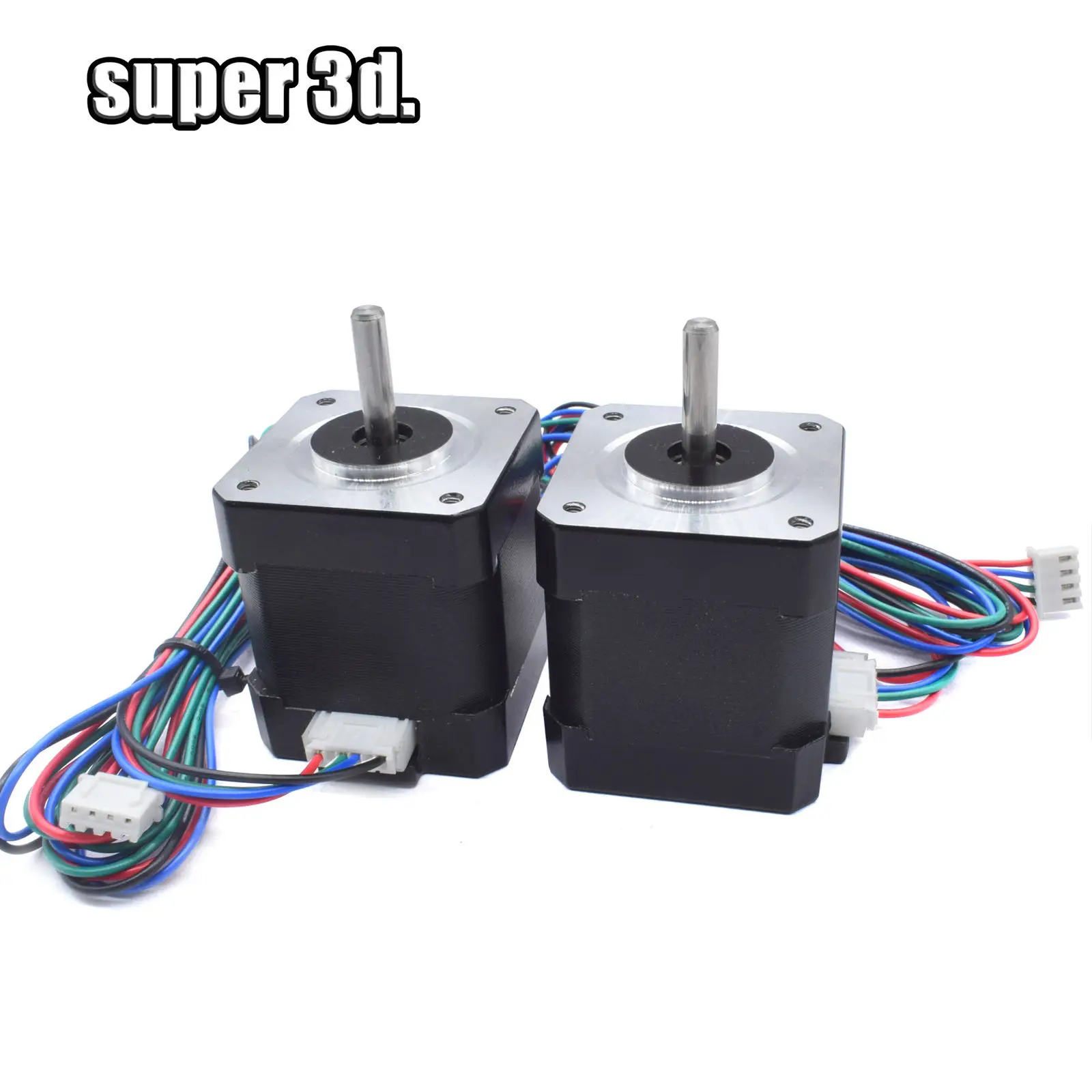 Nema 17 42 Stepper Motor Height 26mm 34mm 40mm 48mm Motor 4-lead 12-24V   with Cables for 3D Printer J-head Extruder CNC Parts