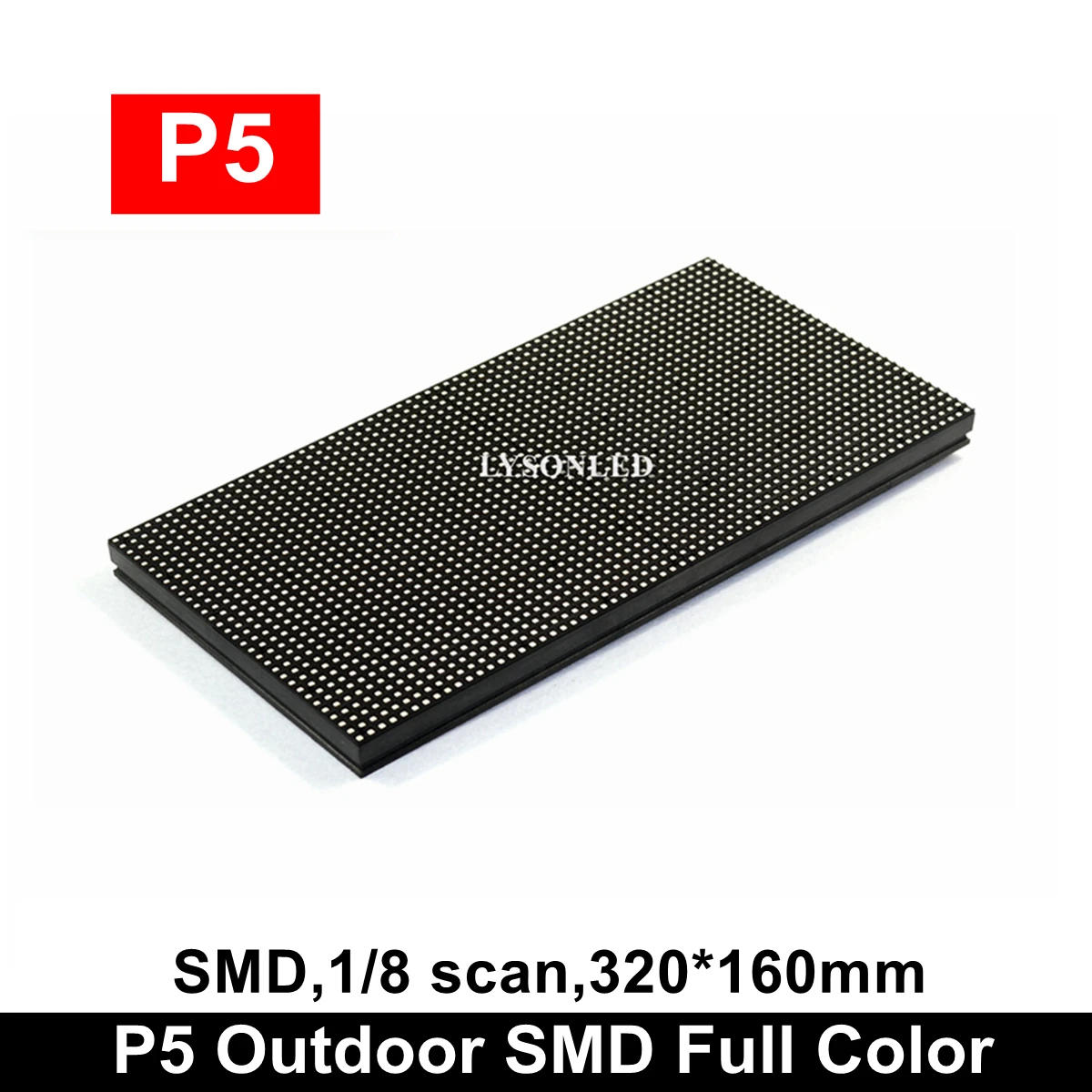 P5 открытый SMD полноцветный светодиодный дисплей модуль 64x32 пикселей водостойкий