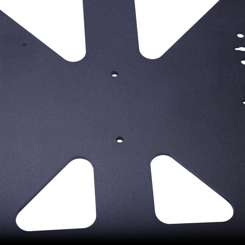 Черный Алюминиевый Y карета анодированная пластина обновления V2 Prusa I3 V2 Горячая кровать опорная пластина для Prusa I3 Diy части 3d принтера