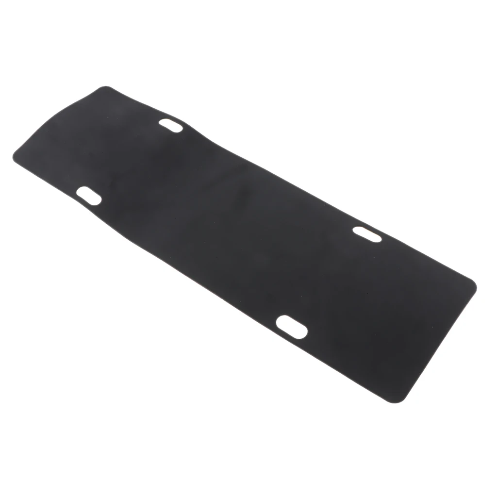1 Piece Custom Blank Black License Plate Aluminum Tag for Car