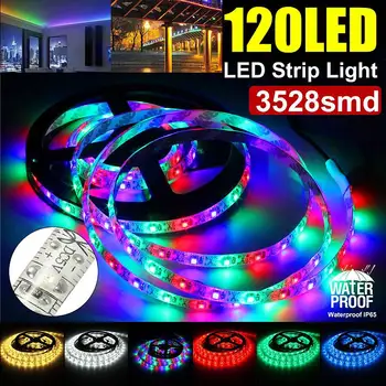 

LED Strip 200CM 120LED USB LED Strip Light TV Background Lighting Waterproof IP65 RGB Kit 3528 SMD for Indoor Outdoor Lighting
