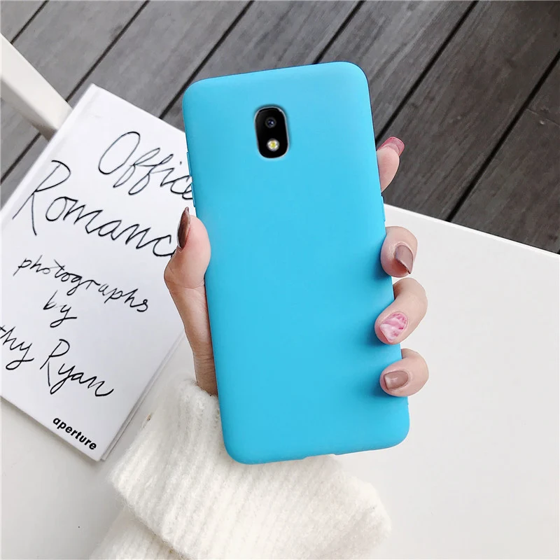 candy color silicone phone case for samsung galaxy j7 pro j5 j3 2017 2016 2015 a6 a8 j8 j6 j4 plus 2018 matte soft tpu cover flip cases Cases & Covers