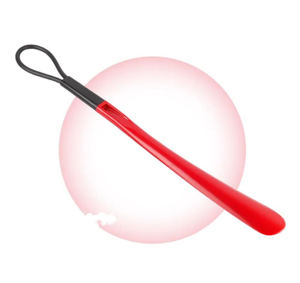  Lazy Shoe Helper Shoe Horn Portable Sock Slider Handled Shoehorn  Long Lifting Easy Schoenlepel lang  (8)