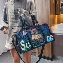 Sports Gym Bag Men Women Sequins PU Dry Wet Separation Training Bag Fitness Yoga Travel Luggage Shoulder Handbag Sac De Package Sports Gym Bag Men Women Sequins PU Dry Wet Separation Training Bag Fitness Yoga Travel Luggage Shoulder Handbag Sac De Package