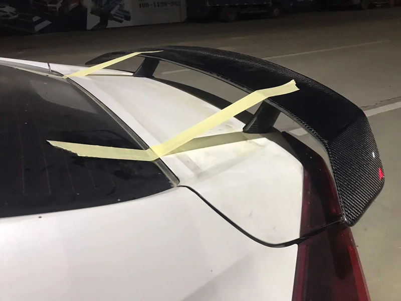 Автомобильные аксессуары GT Стиль углеродного волокна задний спойлер багажника крыло для Honda CIVIC-UP