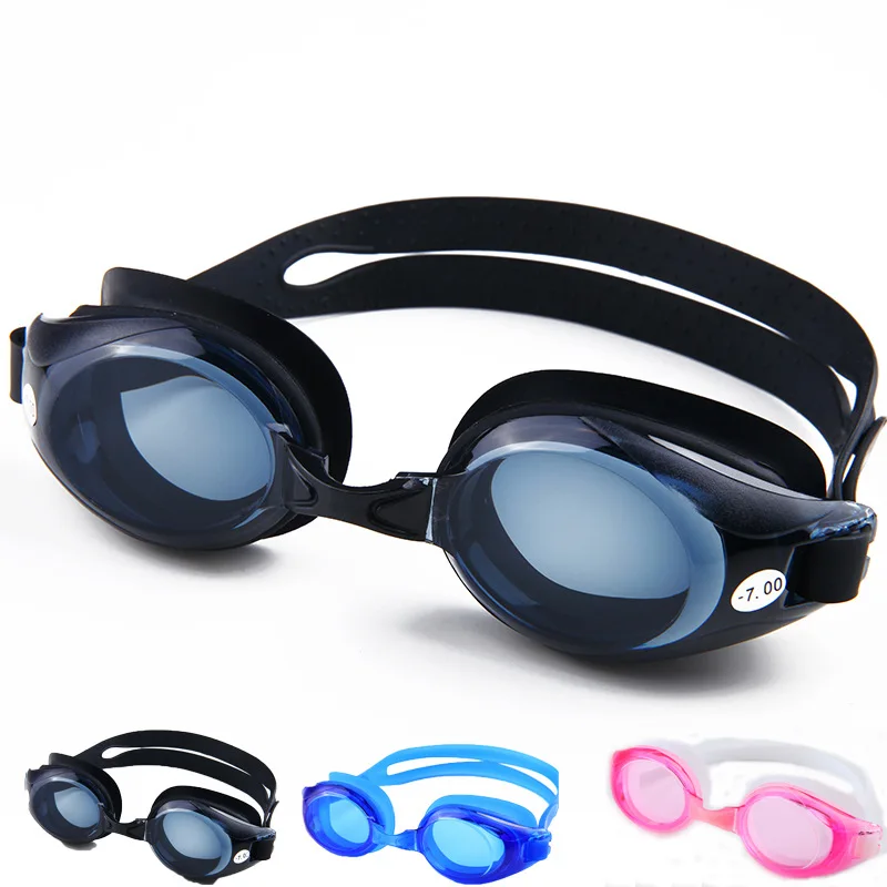 

Large Frame Anti-fog Swimming Goggles Prescription Swimming Goggles Adult Plain Glass Prescription Swimming Goggles for Both Men