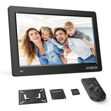 Andoer 15.6 Inch Digital Photo Frame 1920*1080 with VESA Wall Mounting Bracket 8GB Memory Card Calendar/Clock/MP3/ Video Player
