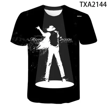 

Men's 3D printed t-shirt men's Michael Jackson funny 3D T-shirt Short Sleeve Top Men's casual fashion beach 3D T-Shirt Size 6XL