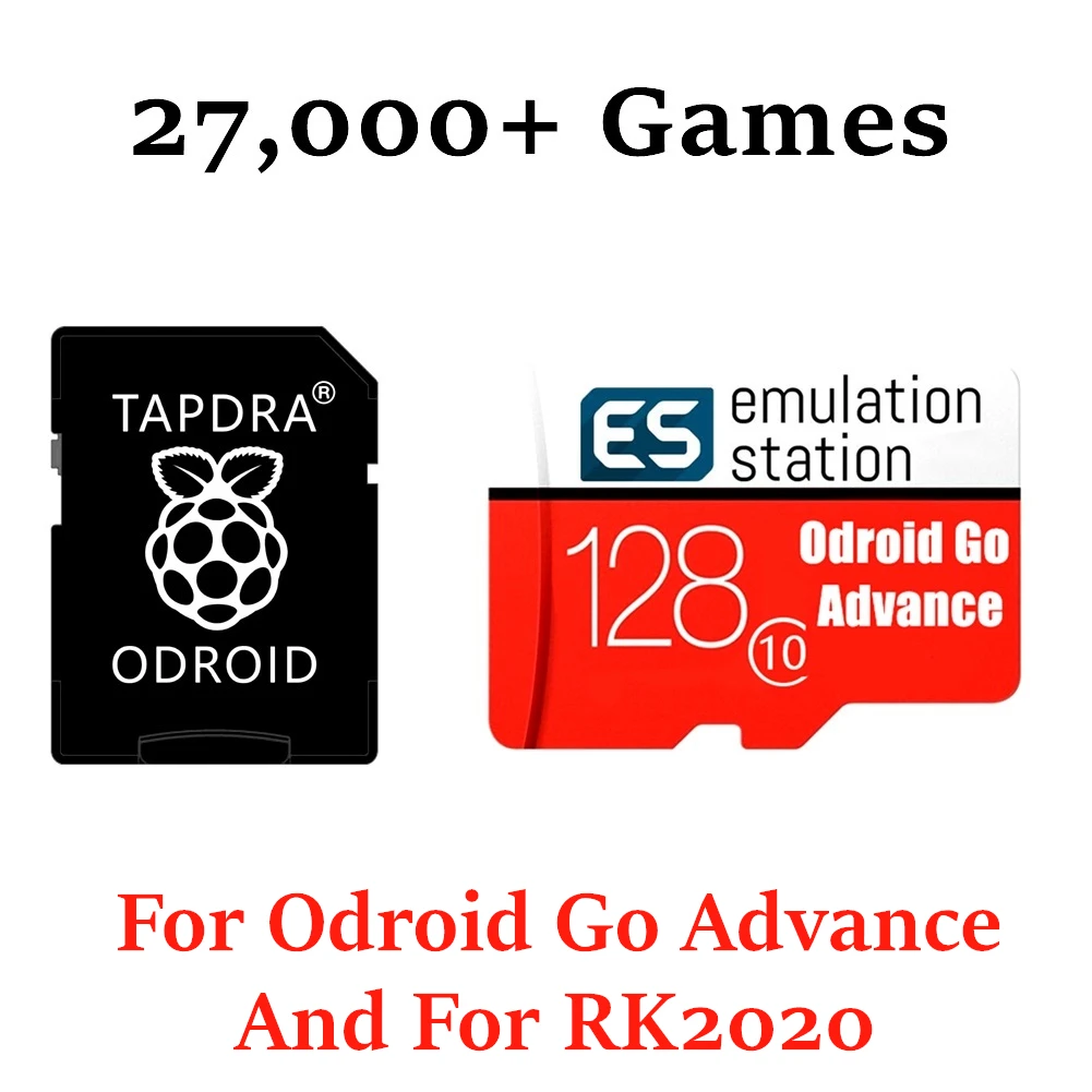 Эмуляционная станция 128G полностью загруженная Micro SD карта для Odroid Go Advance V2.0 27000 +