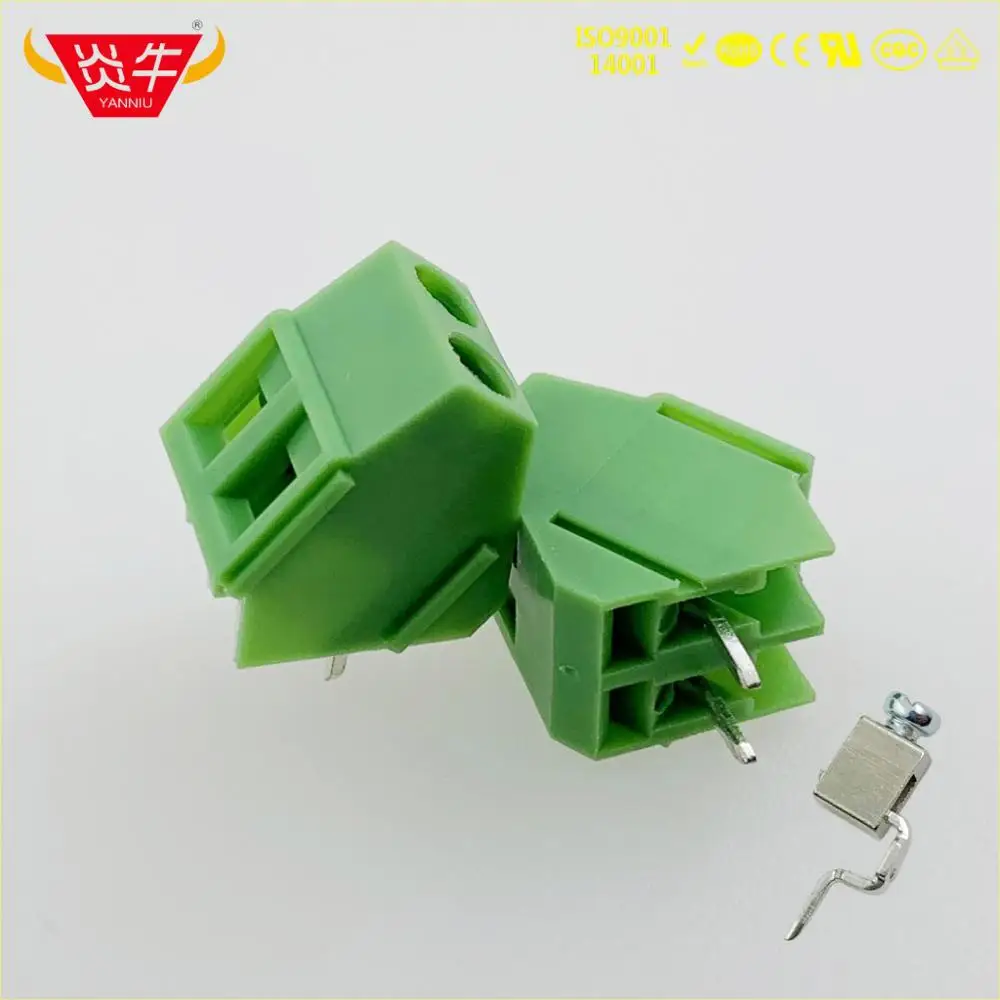 103-5.0-2P KF103 5,0 мм 2PIN PCB Универсальный винтовой клеммный блок DG303S KF103-5.0-2P SMKDSP 1,5/2-1733415 PHOENIX CONTACT YANNIU - Цвет: 103-5.0-2P
