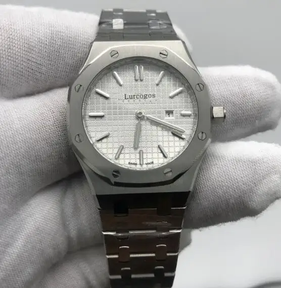 Ladiesluxurywatch кварцевые часы с черным циферблатом Серебряный браслет из нержавеющей стали Королевский дуб женские часы AAA - Цвет: 02