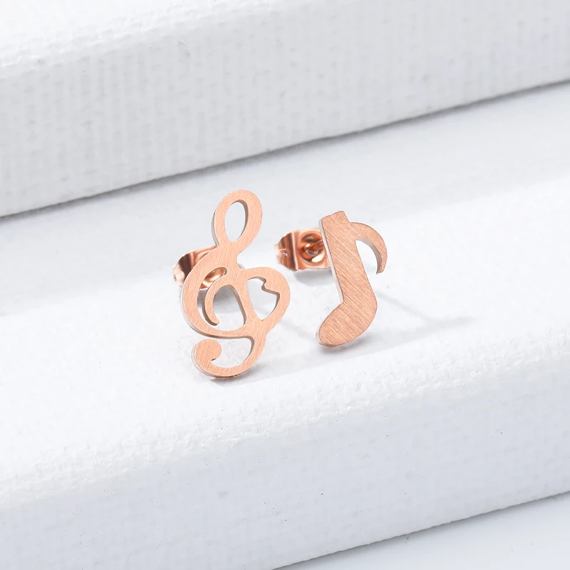 

2019 Personalized Stud Earrings Silver Rose Gold Gold Stud Earrings Glamour Women's Jewelry Birthday Gift