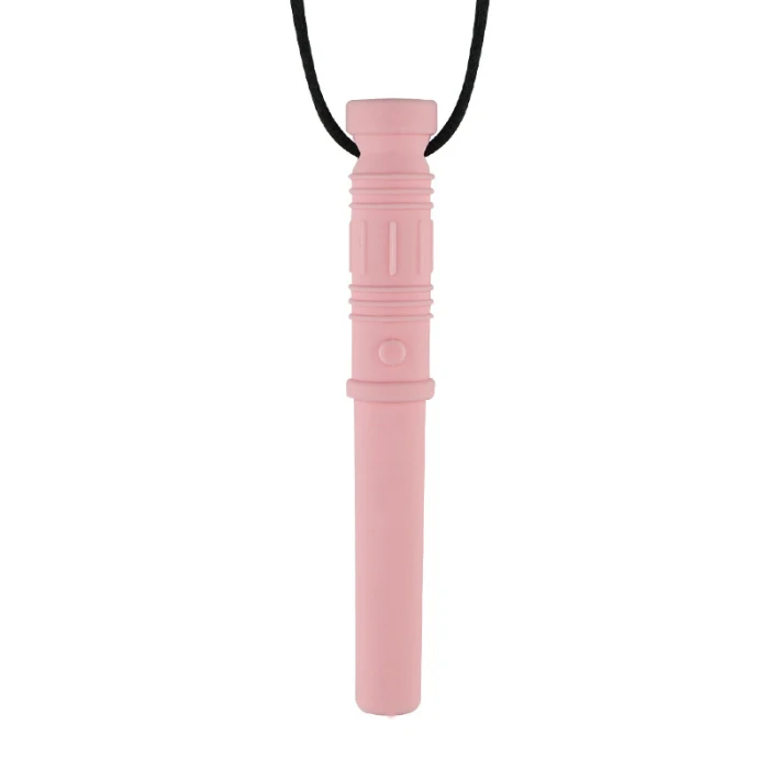 Sensory Crayon Teether Ожерелье Лучшие инструменты для аутизма и прорезывания зубов детские силиконовые жевательные игрушки для жевания кулон для мальчиков и девочек
