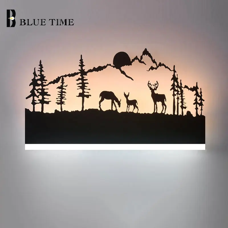 Home Decoration LED Wall Lights for Bedroom Living room Kitchen Bedside Lights Indoor Lighting Aisle Black Wall Sconces wall sconces light led wall lamp wall lamp
