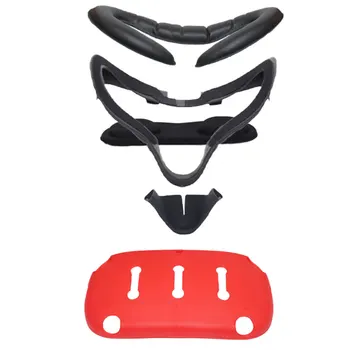 

5pcs Professional Elastic Replacement Parts Comfort Anti Leakage VR Lens Cover Set Protective PU Leather For Oculus Quest
