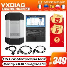VXDIAG VCX C6 obd2 Auto Diagnose Werkzeug & code scanner programmierung für Benz Besser als MB Star C4 C5 wifi version