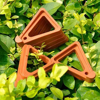

12pcs Display Toes Triangle Plant Pot Feet Indoor Outdoor Practical Garden Flower Supports Lifters Non Slip Invisible Risers