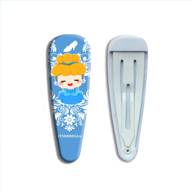 Disney Mickey Minnie Frozen Hairpin Cute Girls Headdress Children Hairpin Cartoon Girl Side Clip Hair Accessories Birthday Gifts 7