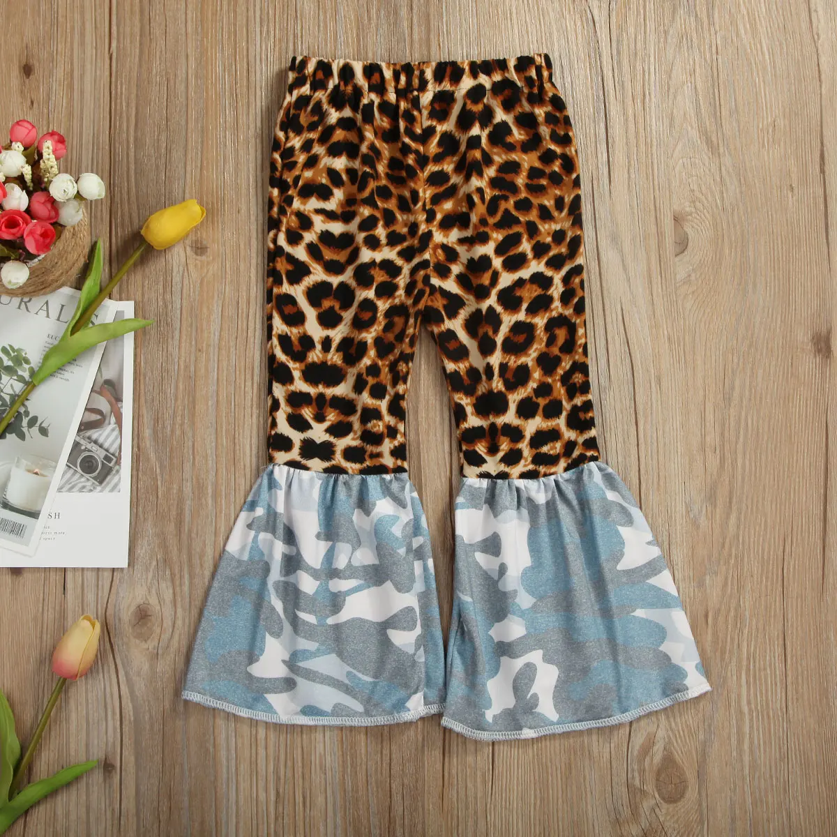 Популярная детская одежда для маленьких девочек леопардовые и клетчатые леггинсы, брюки весенние брюки одежда для малышей От 1 до 6 лет длинные штаны для малышей - Цвет: 3