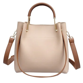 

Summer Handbags Fashion Wild Lady Shoulder Bag Handbag Zipper Large Capacity Bucket Bag