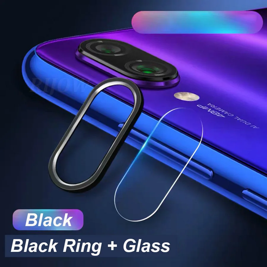 

For Redmi Note 7 Glass For Redmi Note 7 Pro Metal Camera Lens Protective Ring Screen Protector Phone Global Note7 Pro Xiaomi