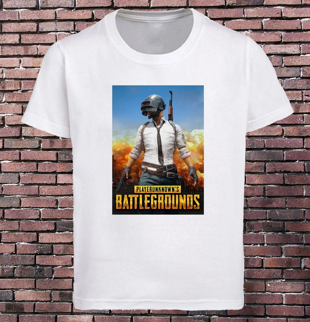 PUBG PlayerUnknown's Battlegrounds видеоигры Футболка мужская размер S 3XL футболка популярная