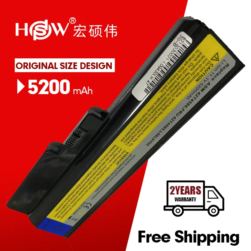 HSW 5200mah 6cells Laptop Battery For Lenovo G550 G430 V460 Z360 B460 L08L6Y02 L08N6Y02 L08O6C02 L08S6C02 L08S6D02 L08S6Y02 | Компьютеры и