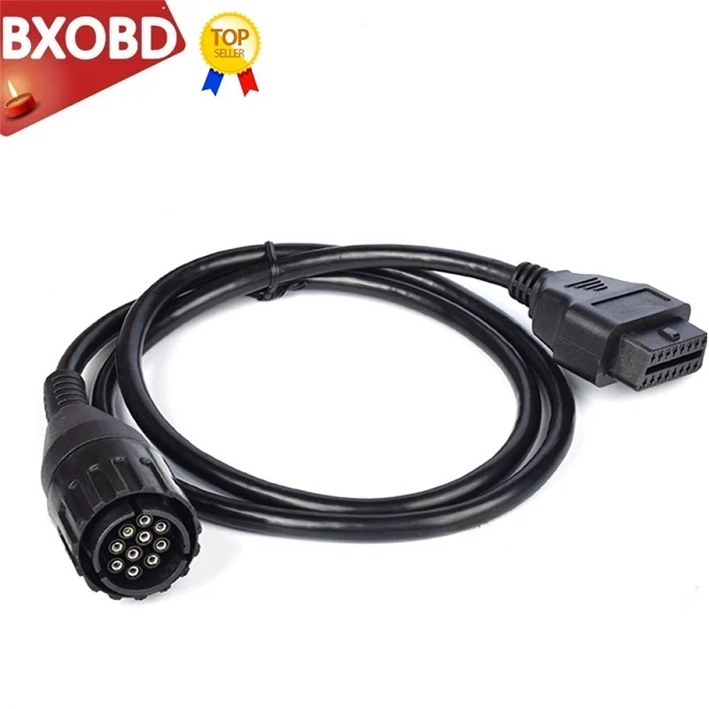 OBD2 Diagnostic Cable is Suitable For B-M-W ICOM D 10-pin Adapter to 16-pin OBDII Motorcycle Connector | Автомобили и мотоциклы