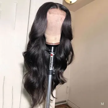 

Alrence 150% Lace front Transparent HD lace front wig Remy 13x4 Indian body wave wig Swiss lace Human hair wig