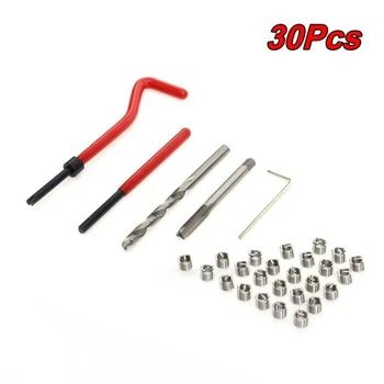 

Spiral Key Thread Repair Tool Auto 30Pcs Restore Insert Aluminum Replacement