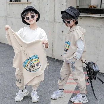 

Children's Clothing, Boys' Suits, Spring and Autumn Clothing, 2020 New Big Boy Handsome Casual Three-piece Suit