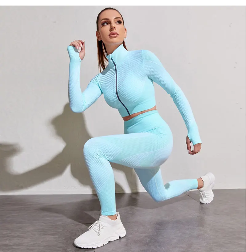 Women Yoga Set Gym Set Yoga Bra Suits Gym Clothing Sport Fitness Suit Running Clothes Yoga Top Leggings Women Seamless Gym Suit