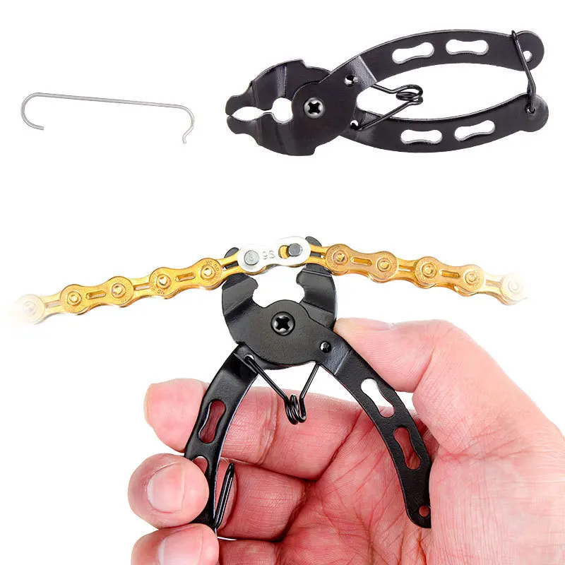 

Mini mountain Bike Bicycle Chain Quick Link Open Close Tool Cycling Wrench Chain Clamp Removal Tool magic buckle pliers wrench