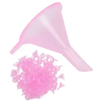 

Liquid Dispensing Funnel Small Clear Plastic Funnels Empty Bottle Filling Tools For Cosmetic Liquids Scent
