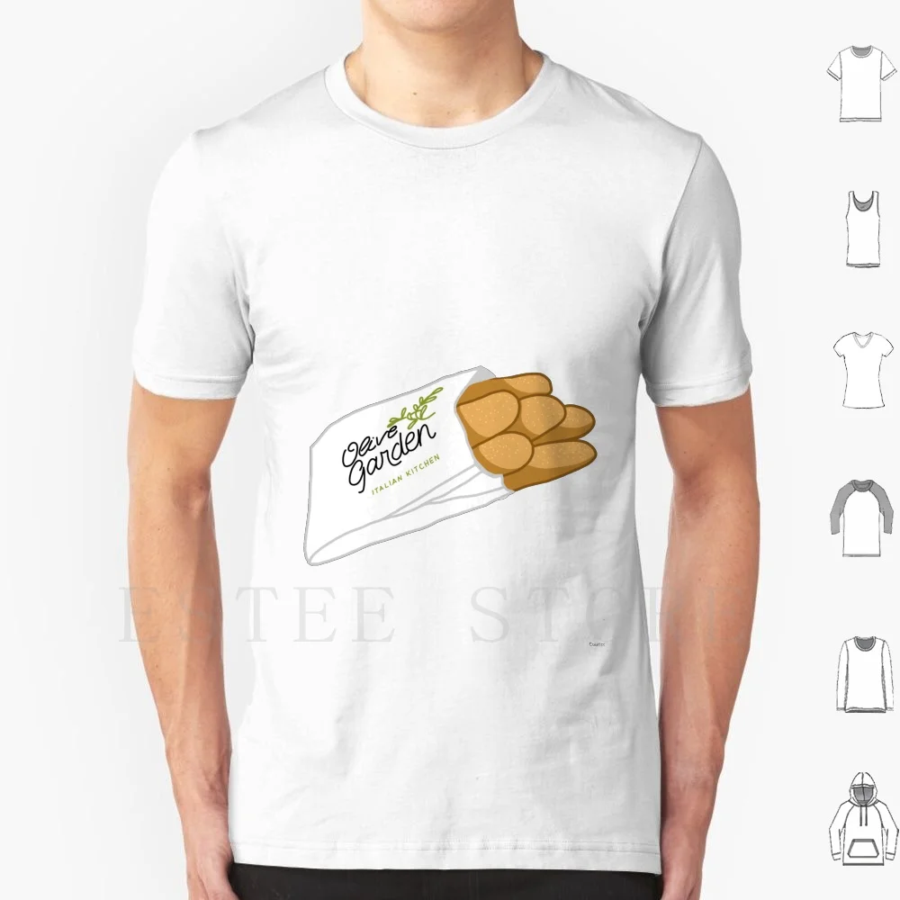 Breadsticks T Shirt Cotton Men Diy Print Olive Garden Breadsticks Food