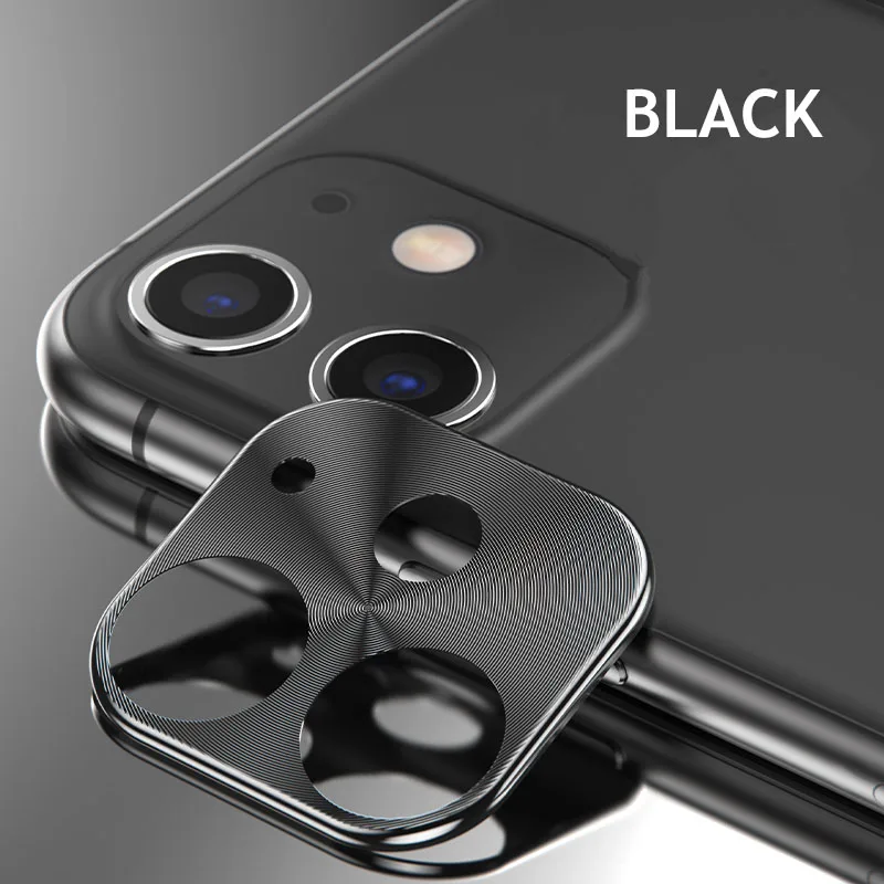 Металлический чехол для объектива камеры заднего вида iphone 11 Pro защитный круглый