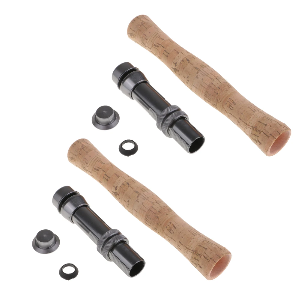 

2x Fly Fishing Rod Handle Composite Cork Fly Rod Handle Grip DIY Rod Building