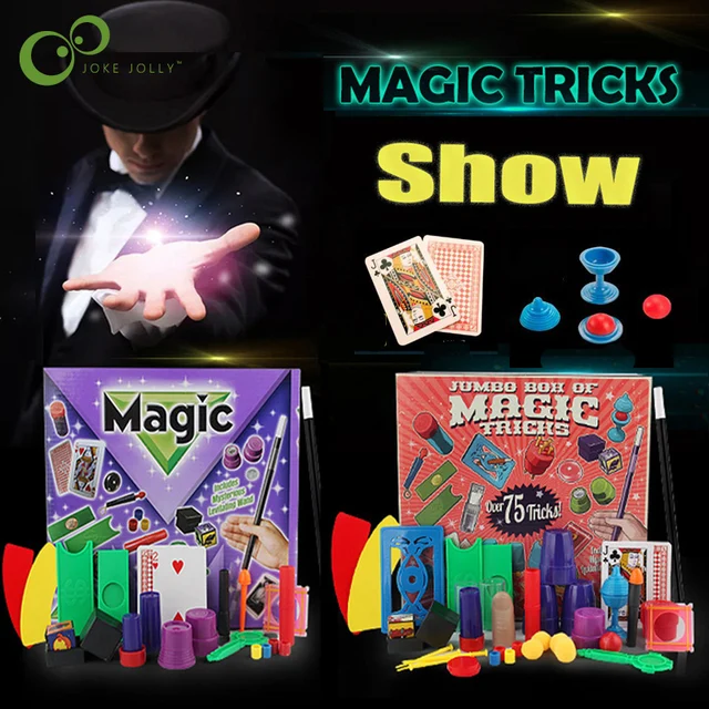 Chidlren Magic Tricks Toys Hanky Panky's Junior Magic Set Simple Magic Props Magic Beginner Children With MagicTeaching Kit ZXH 1