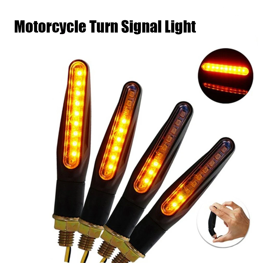 Universal LED Motorcycle Turn Signal Light Flasher Indicator Blinker IP68 Waterproof Rear Lights Accessories Dropshipping |