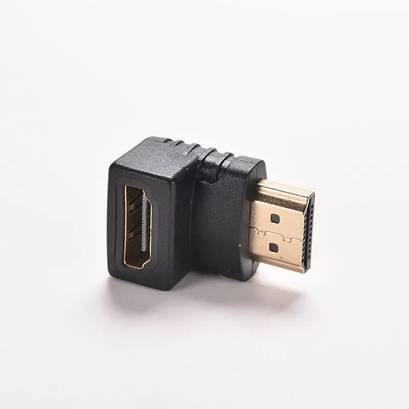 1 шт. 90 градусов HDTV 1080P HDMI кабель разъем V1.4 правый угол A штекер B Женский