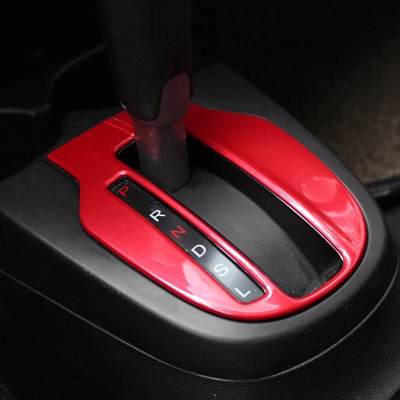 Автомобильная коробка переключения передач панель Крышка для Honda Fit- ABS пластик автомобиля рычаг переключения передач Ручка рамка панель отделка