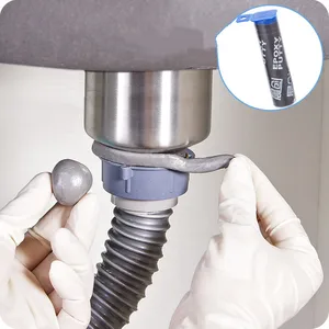 Новая цилиндрическая водопроводная труба 60 г, клей для ремонта трещин, многофункциональная глина для туалета, стеклянная плитка из нержавеющей стали с трещинами - изображение