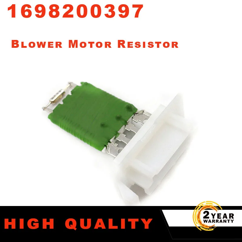 1698200397 ventilador Motor calentador de resistencia de regulador apto para Benz Clase B Clase W169 W245 2005-2007, 2008, 2009, 2010, 2011